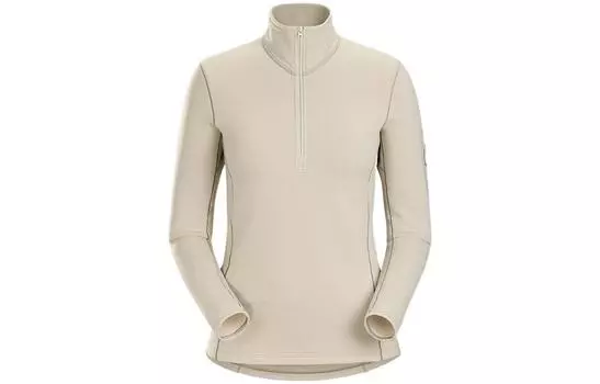 Толстовка женская Arcteryx, бело-серый