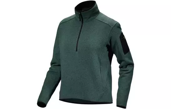 Толстовка женская Arcteryx Covert Zip Neck, серый