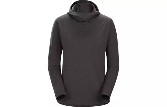 Arcteryx Женская толстовка, цвет Black Heather