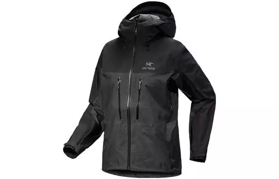 Куртка женская Arcteryx Alpha Logo-embroidered, черный