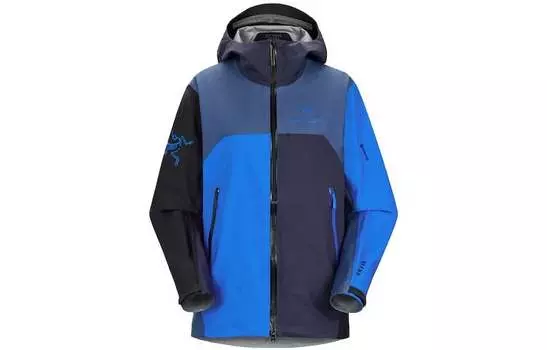 Куртка женская Arcteryx x Beams с капюшоном, синий