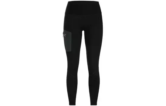 Arcteryx Женские трикотажные спортивные штаны, цвет Black
