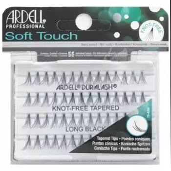 Ardell, набор ресниц, Soft Touch, Long Black, 56 пучков