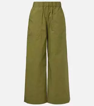 Арден широкие брюки из хлопковой смеси Simkhai, оливковый