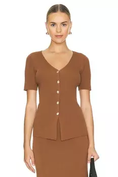Арден топ Rails, коричневый