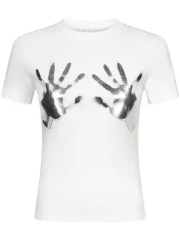 AREA футболка Handprint, белый