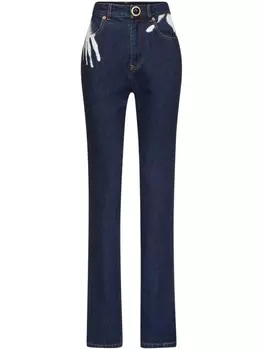 AREA прямые джинсы Handprint, синий