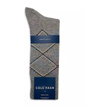 Аргайл носки-гольф Cole Haan, серый