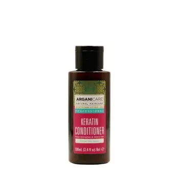 Arganicare, Кондиционер для волос с кератином мини/после химической обработки, 100 мл