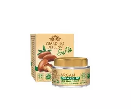Аргановый реструктурирующий крем для лица 50 мл Giardino Dei Sensi Eco Bio Anti-Age, Beauty Formulas