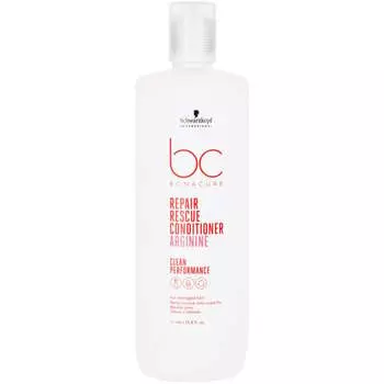 Аргинин регенерирующий кондиционер для сухих и поврежденных волос 1000 мл увлажняет Schwarzkopf Bc Repair Rescue Conditioner