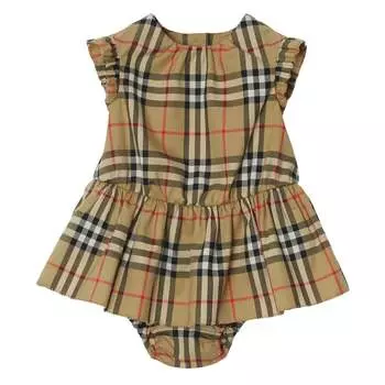 Архив бежевое платье Leana с трусиками бежевого цвета Burberry