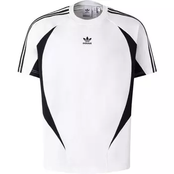 Архив Футболка мужская белая/черная Adidas Originals, белый/черный