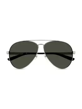 Архив Подробности Металлические солнцезащитные очки Pilot 61MM Gucci