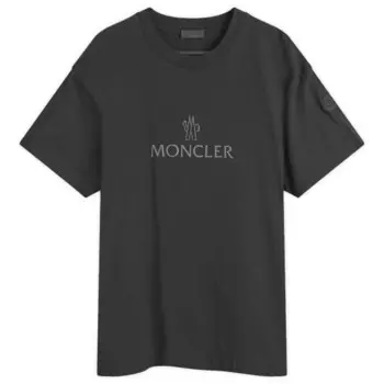 Архивная футболка с логотипом Moncler, черный