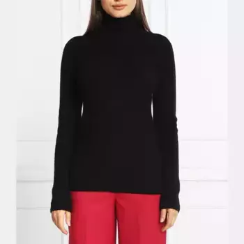 Архивная водолазка в рубчик с добавлением шерсти и кашемира Trussardi, черный