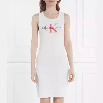 Архивное платье Calvin Klein, белый