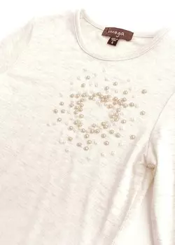 Ариана футболка IMOGA Collection, цвет Heart Oatmeal