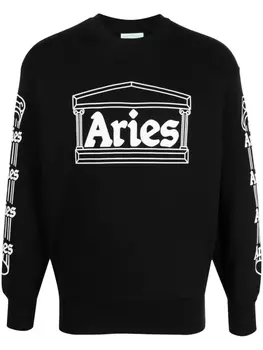Aries джемпер с логотипом, черный