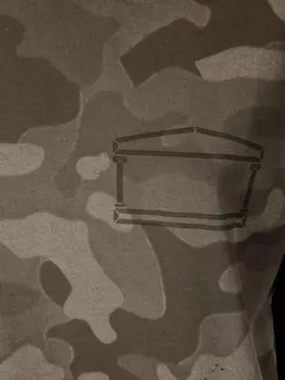 Aries футболка Aged Camo, зеленый