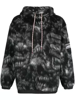 Aries худи с кулиской и нашивкой-логотипом, черный