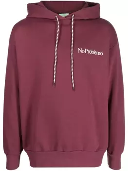 Aries худи с надписью, красный