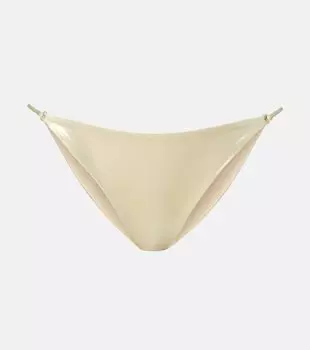 Ария металлик бикини-трусики Jade Swim, Gold Gloss