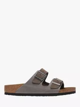 Аризонские замшевые сандалии Birkenstock, цвет Concrete Grey