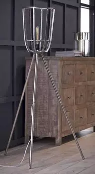 ARJEN торшер, торшер-трипод в винтажном стиле trendmbel24, серый