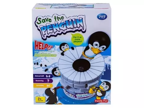 Аркадная игра Tower Save The Penguin Toy Vertigo Zabawkowy Zawrt Gowy