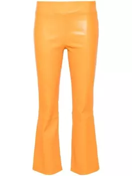 Arma расклешенные кожаные брюки Zaragoza, оранжевый