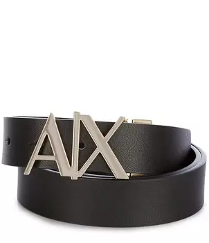 Armani Exchange AX 1Кожаный ремень, черный