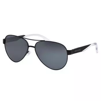 Armani Exchange AX 2034S 60636G 59 мм унисекс-авиаторы солнцезащитные очки, цвет matte black