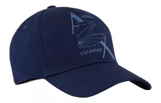 ARMANI EXCHANGE Бейсболка мужская хлопковая, синяя