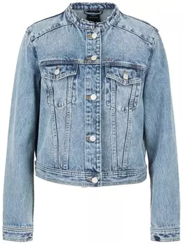 Armani Exchange джинсовая куртка на пуговицах, синий