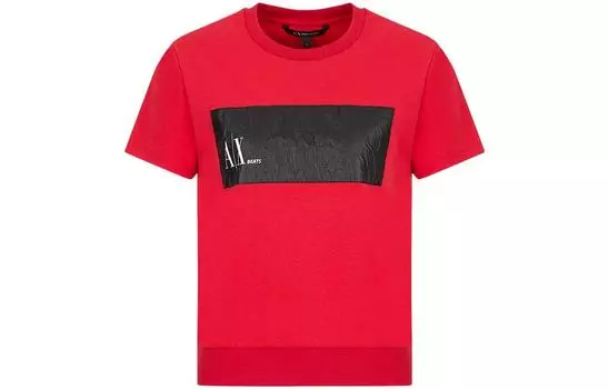 ARMANI EXCHANGE Футболка AE SS22 женская красная
