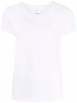 Armani Exchange футболка с логотипом, белый