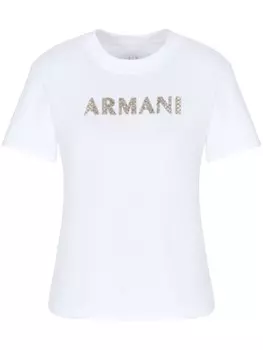Armani Exchange футболка с логотипом, белый