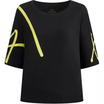 ARMANI EXCHANGE Футболка женская черная