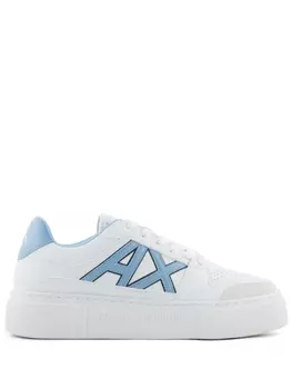Armani Exchange кеды с тисненым логотипом, белый