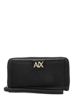 Armani Exchange кошелек с логотипом, черный