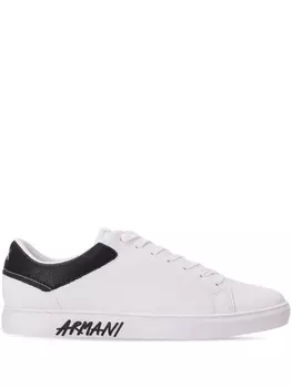 Кроссовки Armani Exchange with Logo, белый/черный