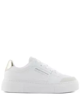 Armani Exchange кроссовки с логотипом, белый