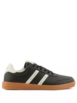 Armani Exchange кроссовки с логотипом, черный