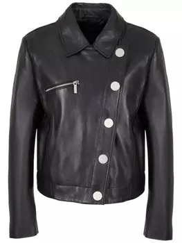 Armani Exchange куртка с косой молнией, черный