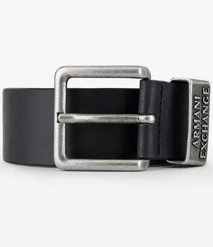 Armani Exchange Metal Keeper 1.6Пояс, черный