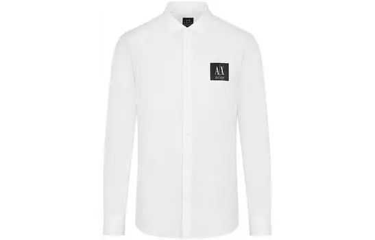 ARMANI EXCHANGE Мужская рубашка, Белый