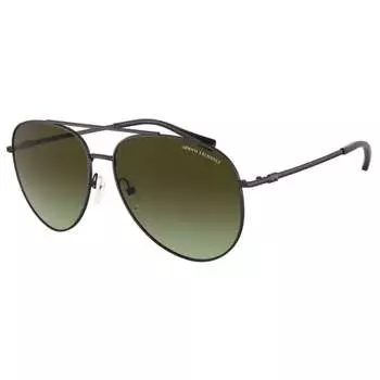 Armani Exchange мужские 62 мм матовые черные солнцезащитные очки