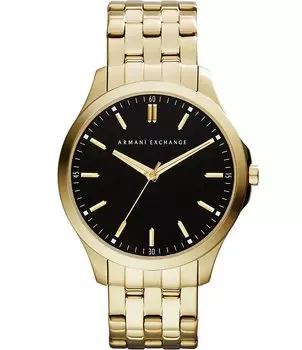 Armani Exchange Мужские часы из нержавеющей стали с тремя стрелками золотистого цвета, золотой