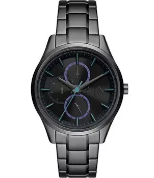 Armani Exchange Мужские многофункциональные часы Dante с браслетом из нержавеющей стали цвета бронзы, серый
